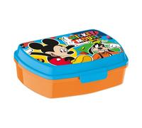 Contenitore per Sandwich Mickey Mouse Happy smiles Plastica Rosso Azzurro [17