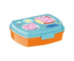 Contenitore per Sandwich Peppa Pig Having fun Plastica Rosa chiaro [17 x 5.6