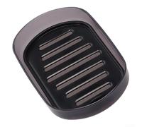 Contenitore per sapone da viaggio con coperchio e design di drenaggio a doppio strato, lo strato superiore drena l'acqua e il fondo lo raccoglie, solido materiale PP, contenitore portatile e sigillato