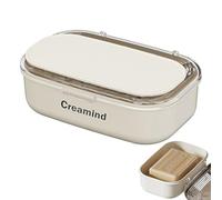 Contenitore Per Sapone Da Viaggio - Scatola Per Sapone A Doppio Strato, Custodia A Tenuta Stagna, Portasapone Da Bar | Scatola Portaoggetti Portatile Da Campeggio All'aperto Per Palestra, Doccia, Bagn