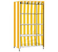 Contenitore per scaffali - nero 36 X 18 X 72, resistente alla polvere, telo impermeabile durevole | casa, armadio, guardaroba, balcone, giardino, capannone, officina, industria