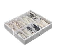 Contenitore per scarpe sotto il letto, Contenitore per scarpe sotto il letto | Contenitore pieghevole per scarpe - Portascarpe sotto il letto per 6 paia, divisori per scatole di scarpe con maniglie di