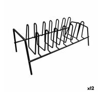 Contenitore per Sistemare le Padelle Confortime Nero 35,8 x 17,2 x 13,4 cm [1