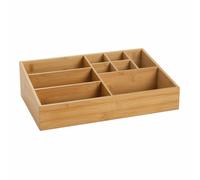 Contenitore per Sistemare Multiuso Andrea House ba73010 Bambù 33 x 21 x 9 cm