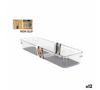 Contenitore per Sistemare Multiuso Confortime 32,4 x 9,3 x 4,8 cm [12 Unità]
