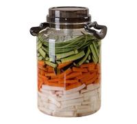 Contenitore per sottaceti fermentati con bocca larga, nero, L