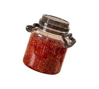 Contenitore per sottaceti fermentati con bocca larga, nero, S