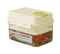 Contenitore Per Sottaceti - Scatola Di Stoccaggio Per Decapaggio Ermetica Coreana Tipo Pressa Da 4 Litri, Barattolo Per Sottaceti Grande Con Coperchio | Contenitore Di Fermentazione Per Crauti Kim-