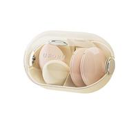 Contenitore per spugna per trucco - Organizer cosmetico per spugna per uova montato a parete,Vetrina per cosmetici traspirante e antipolvere, porta uova soffio per il bagno delle ragazze e delle donne