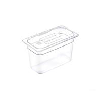 Contenitore per stufato lento per macchine Sous Vide con compatibilità base da 60 mm, base antiscivolo, guarnizione ermetica e segni di misurazione (6L)