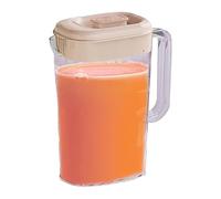 Contenitore per succo con coperchio, per tè freddo, 2,5 l, dispenser per acqua per frigorifero, contenitore per succhi, brocche per acqua fredda - per tè con grande capacità di qualità