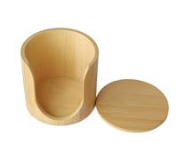 Contenitore per tamponi di cotone - Organizzatore di prodotti per il trucco in legno | Supporto per tamponi in cotone per il viso per le donne, Salone di casa, Appartamento e Tavolo da bagno per la