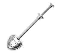 Contenitore per tè a forma di cuore - Infusore telescopico foglie sfuse, cucchiaio rete, setaccio farina zucchero precisione, shaker compatto velo | Strumento la preparazione del con pratica funzione