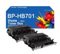 Contenitore per toner di scarto BP-HB701 compatibile con Sharp BP-HB701 | Ricambio per stampanti Sharp BP-50M26, 50M31, 50M36, 70M45, 70M55, 70M65. Facile da installare e utilizzare.,HB701-2Set