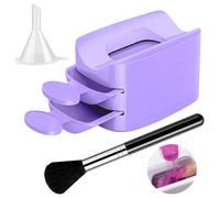 Contenitore Per Unghie - Vassoio Portatile A Doppio Strato In PP, Custodia Salvapolvere Con Glitter, Kit Manicure Professionale | Strumento Per Riporre Gli Per Le Donne, Per La Cura Delle Ma