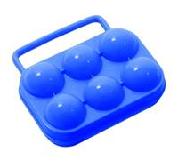 Contenitore per uova da campeggio - Contenitore per uova riutilizzabile, organizer per alimenti per imballaggi in griglia per frigorifero | pulizia pratica | facile organizzazione e protezione degli