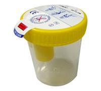 Contenitore per Urine da 120ml con Tappo a Vite 1 pz Contenitore