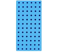 Contenitore per utensili per un'organizzazione efficiente, design multi foro, vassoio porta punte da trapano per officine e appassionati di artigianato classificazione degli strumenti