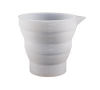 Contenitore per utensili Tazza di misurazione Stampi in resina gesso Strumento di fusione in resina epossidica Mescolatura Stampo pieghevole in silicone Tazza di misurazione in silicone flessibile