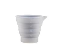 Contenitore per utensili Tazza di misurazione Stampi in resina gesso Strumento di fusione in resina epossidica Mescolatura Stampo pieghevole in silicone Tazza di misurazione in silicone flessibile