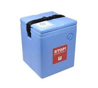 Contenitore per vaccini con 4 confezioni di ghiaccio, capacità 2,5 litri