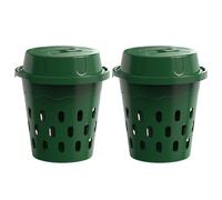 Contenitore per vermicompostaggio, Compostatore per lombrichi interrato, Composter da 12 litri per aiuole da giardino e uso domestico, Contenitore per vermicompostaggio per principianti, Verde