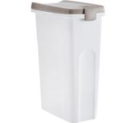 Contenitore Pet Food in Polipropilene Bianco con Coperchio A Chiusura Ermetica