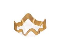 Contenitore piccolo in PET Oro Satinato - Ciotola COPPA in plastica TRASPARENTE con Bordo Oro - per caramelle, marshmallow, dolci, confetti ecc. - Addobbo, decorazione tavola torta, buffet ecc.