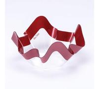 Contenitore piccolo in PET Rosso - Ciotola COPPA in plastica TRASPARENTE con Bordo Rosa - per caramelle, marshmallow, dolci, confetti ecc. - Addobbo, decorazione tavola torta, buffet ecc.