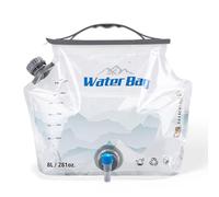 Contenitore pieghevole dell'acqua, 8.7*7.5 * 2.0in 8L contenitore pieghevole portatile del serbatoio delle bevande del ghiaccio del trasportatore del sacchetto con il