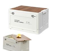 Contenitore pieghevole per esterni - Camping Create Storage Box | Outdoor Camping Storage Bins | Contenitore pieghevole impilabile | Organizzatore di attrezzature per garage | Valigia auto, picnic e