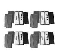 Contenitore Pieghevole Sottoletto Con Ruote, Organizer Salvaspazio 80x43,5x16cm per Vestiti, Biancheria, Scarpe - Facile da Spostare, Organizzatore Versatile per Armadi e Letti (4 pezzi)