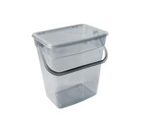 Plast Team Contenitore per detersivo in polvere con coperchio (10 l, grigio)