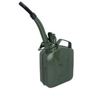 Contenitore porta bidone carburante in metallo da 5 litri e beccuccio flessib...