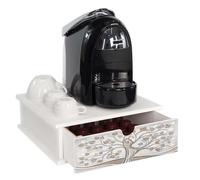 Contenitore Porta Capsule Cialde caffè Cassetto ORGANIZER ALBERO ABBRACCIO 33x33