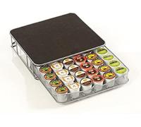 Contenitore porta capsule cialde caffè metallo 36 posti coffee capsule drawer c