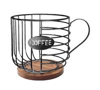 Contenitore Porta Capsule e Cialde Caffè - Cestello Portaoggetti per Capsule - 21,3x15,5 Cm