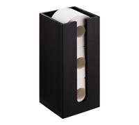 Navaris Contenitore Porta Carta Igienica Legno bambù - Portarotoli Carta Igienica 15 x 15 x 33 cm - Portarotolo Carta Igienica da Terra 3X Rotoli