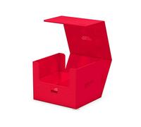 CONTENITORE PORTA CARTE DA GIOCO ULTIMATE GUARD Minthive 30+ Pelle Xeno Rossa