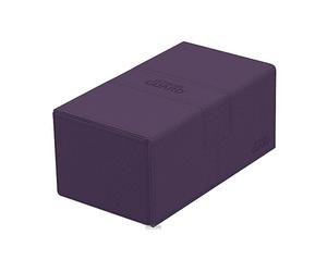 CONTENITORE PORTA CARTE DA GIOCO ULTIMATE GUARD Twin Flip'n'Tray 200+ Xenoskin - Viola