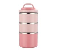 Contenitore Porta Pranzo in Ufficio Isolato per Alimenti Acciaio Lunch Box Facil