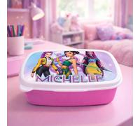Contenitore Porta Pranzo merenda Bimba Personalizzabile con NOME KPOP DEMON