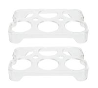 Contenitore Porta Uova Trasparente 2 Pezzi Per Frigorifero Organizer Plastica Pp Con 6 Scomparti Portauova Universale Salvaspazio Per Conservazione Uova Sicura E Ordinata