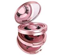 Contenitore Portaciglia | Organizer Cosmetico Rotondo A Tre Scomparti,Organizer Da Viaggio Per Ciglia Finte,Orecchini, Forcine, Viaggi, Vacanze, Gite Fuori Porta e Pendolarismo