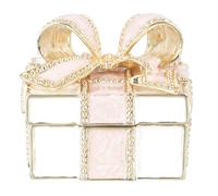 Contenitore Portagioie in Lega a Forma di Fiocco Rosa Piccolo Vassoio Espositivo per Anelli e Collane Organizer Multifunzione per Gioielli e Cosmetici da Tavolo per Casa e