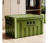 Contenitore Portaoggetti Contenitore Sovrapponibile con Coperchio Scatola di