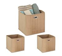 Contenitore portaoggetti Organizer per bambini Scatola pieghevole 28 L Naturale
