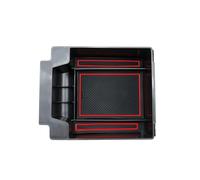Contenitore Portaoggetti Per Bracciolo Auto Per Seat Per Ateca 2017-2024, Contenitore Per Comandi Centrali, Accessori Interni Auto Interni Telaio Copertura Trim(ROSSO)