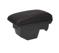 Contenitore portaoggetti per bracciolo Box Portaoggetti Centrale Per Bracciolo Auto Con Porta USB Per Citroën C4 2011(Vera pelle R)