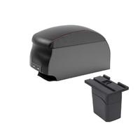 Contenitore portaoggetti per bracciolo Per Chevrolet Per Cruze Auto Bracciolo Scatola Di Immagazzinaggio Parti Accessori Interni(B1 Nero Rosso doppio)